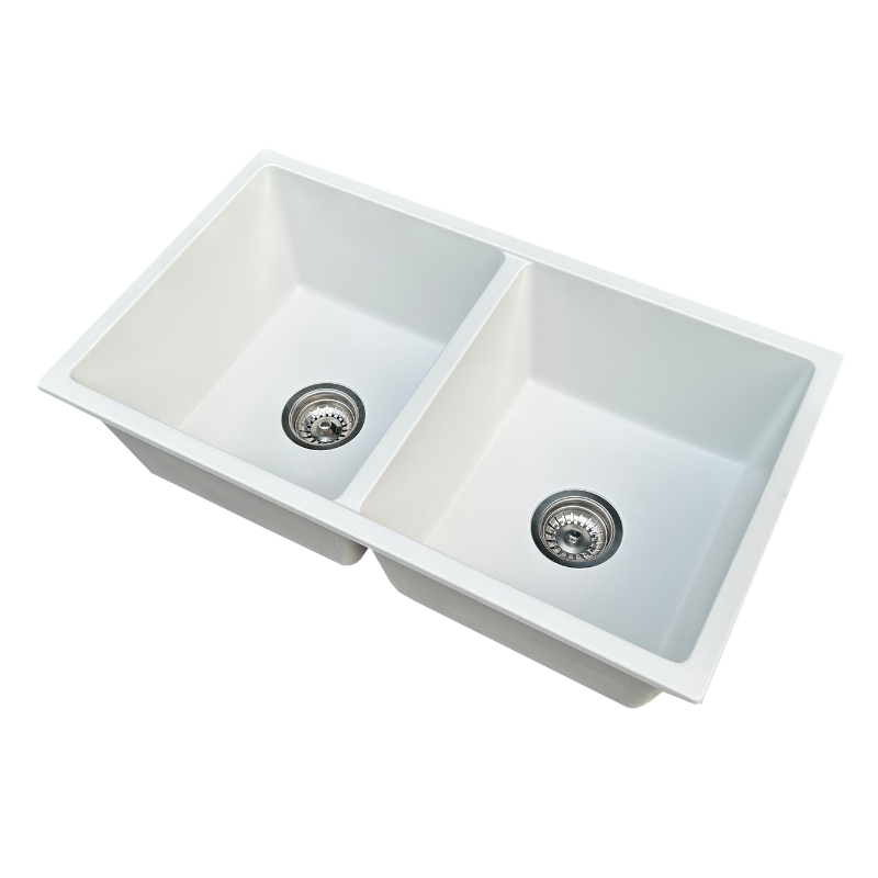 Basins & Sinks,Kitchen,LaundryQuartz Double Kitchen Sink 780mm